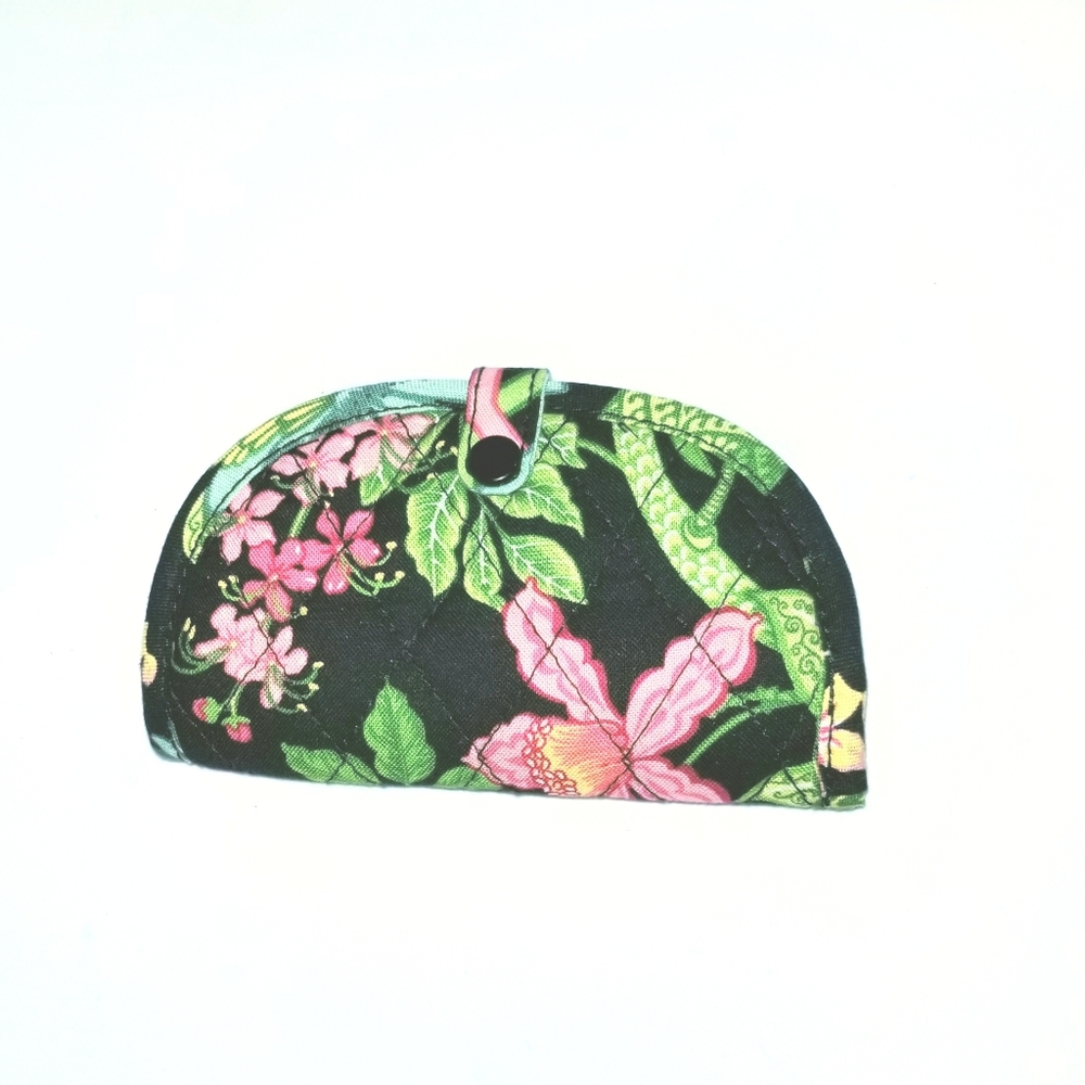 Vera Bradley Floral Coin Key Holder Small Purse